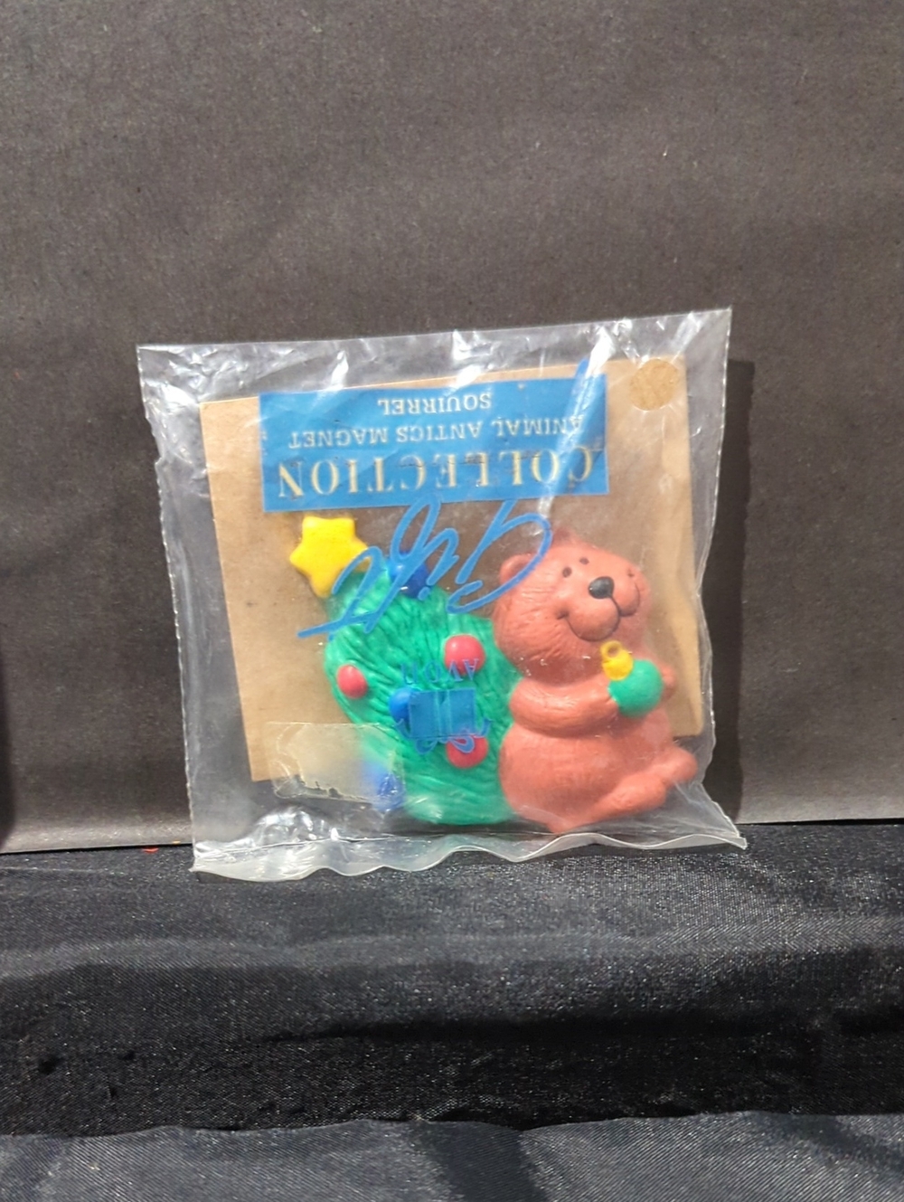 Collectible Holiday Squirrel & Tree Magnet